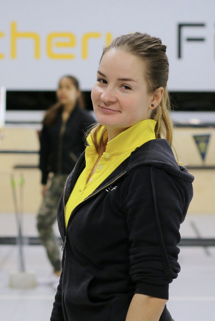 Kate Zalyubovskaya, head coach at Archery Fit